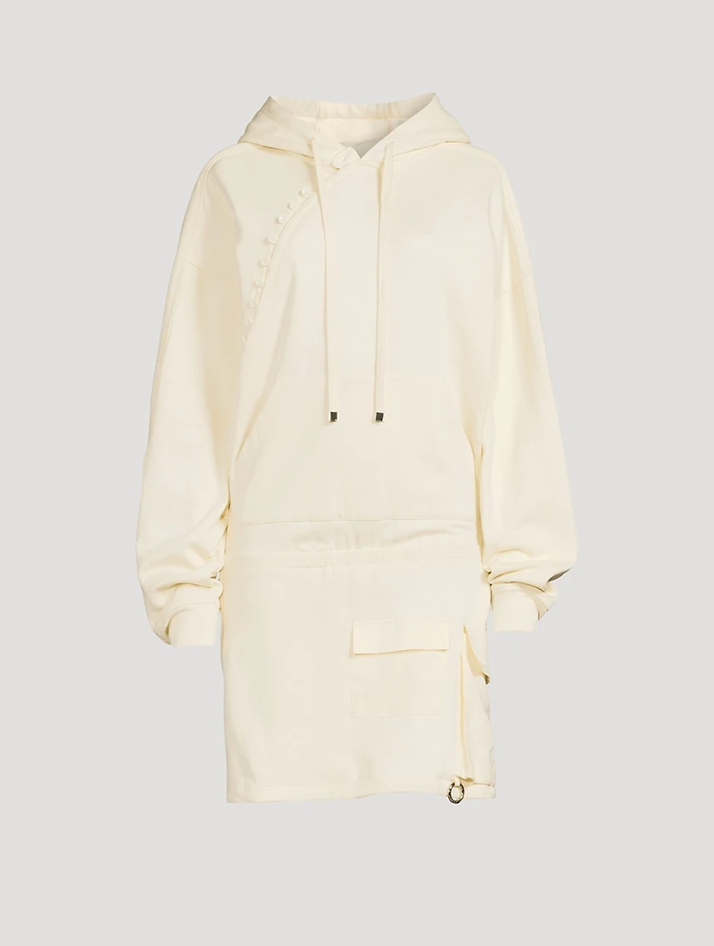 Qipao Cotton Hoodie Dress