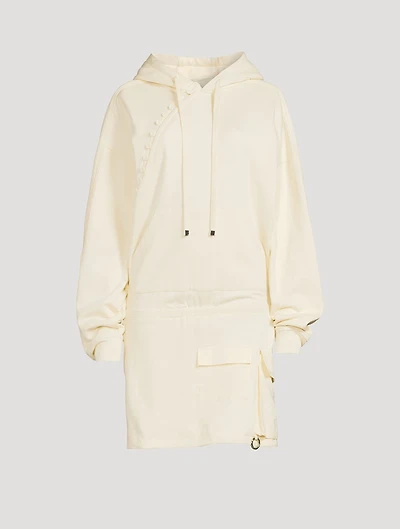 Qipao Cotton Hoodie Dress