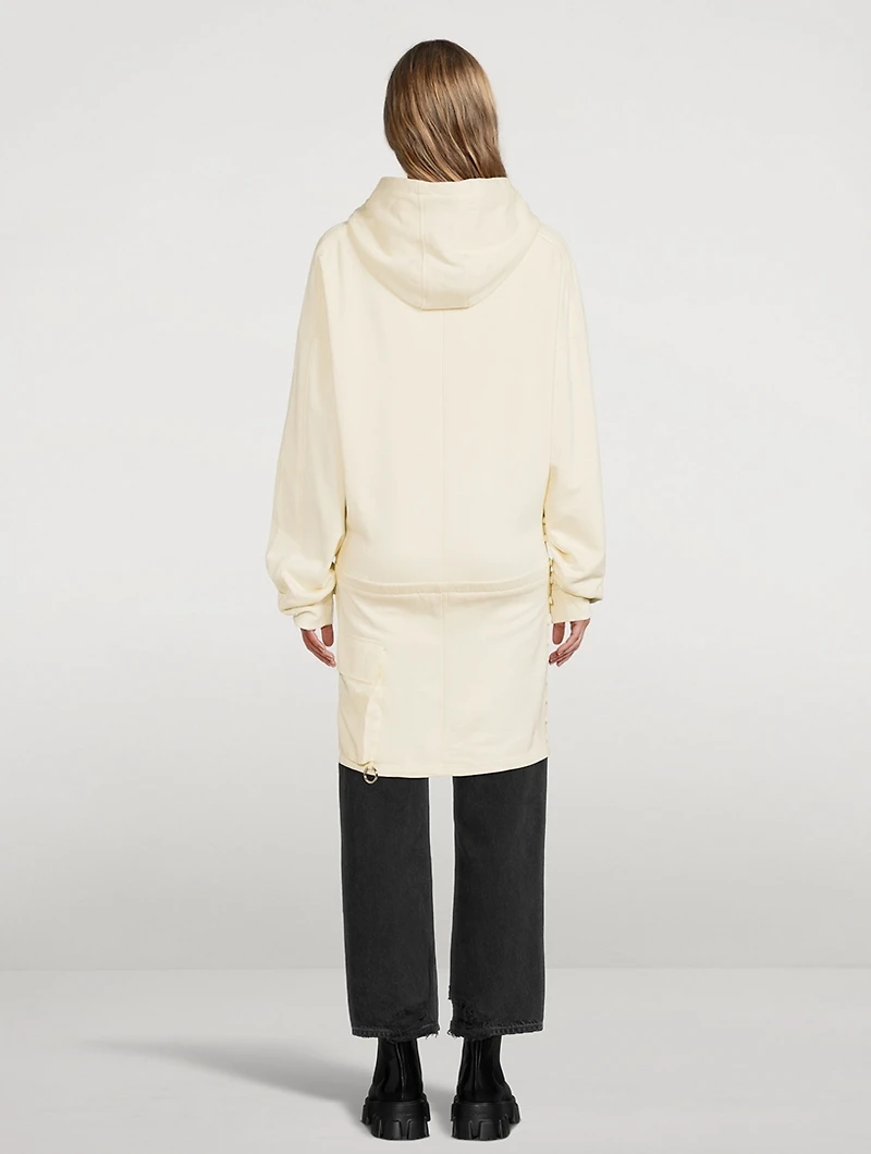 Qipao Cotton Hoodie Dress