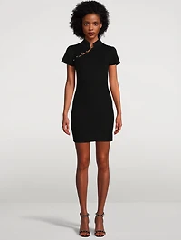Qipao Contour Knit Mini Dress
