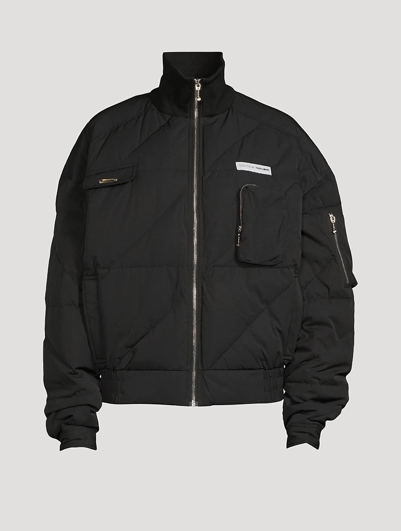 Quilted Down Puffer Jacket