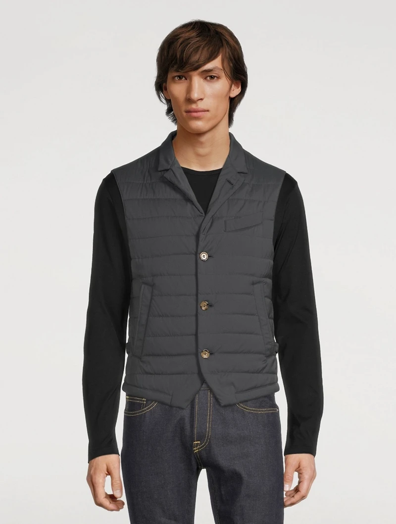 Nylon Quilted Vest