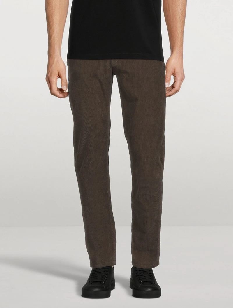 Slim-Fit Corduroy Pants