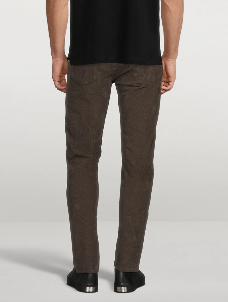 Slim-Fit Corduroy Pants