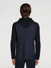 Wool Knit Flannel Jacket