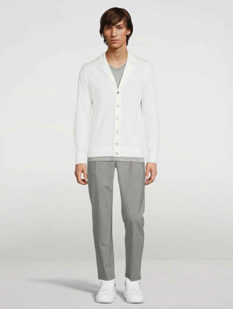 Wool Knit Cardigan