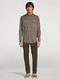 Cotton And Wool Western Shirt