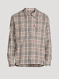Flannel Overshirt Check Print