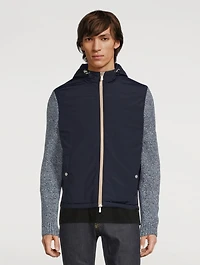 Wool Nylon Zip Jacket