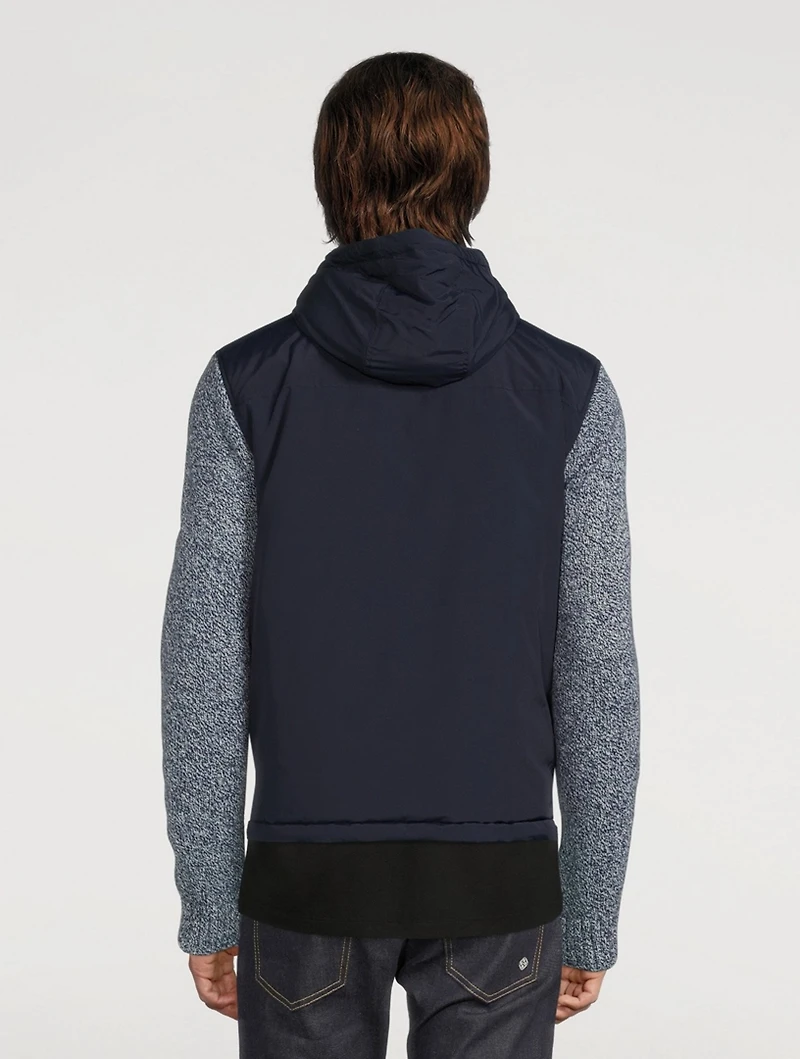 Wool Nylon Zip Jacket