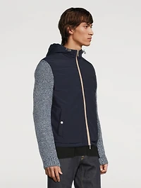 Wool Nylon Zip Jacket