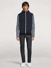 Wool Nylon Zip Jacket