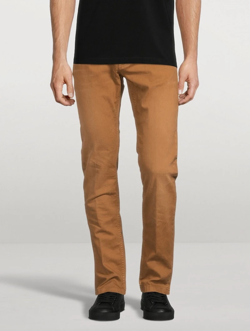 Cotton Stretch Slim-Fit Jeans