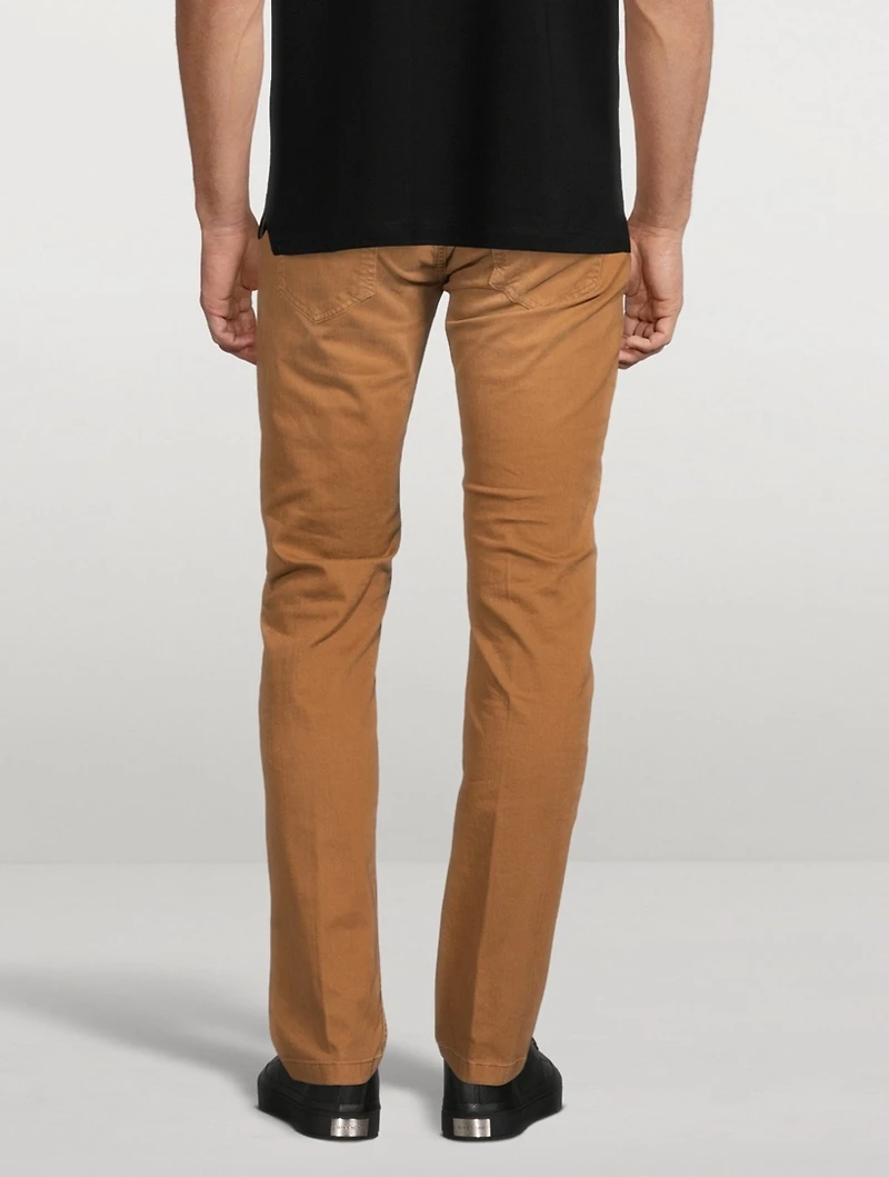 Cotton Stretch Slim-Fit Jeans