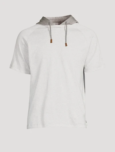 Cotton T-Shirt With Hood