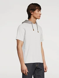 Cotton T-Shirt With Hood