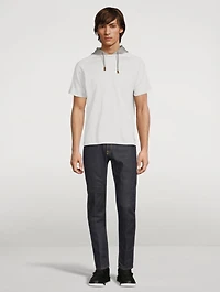Cotton T-Shirt With Hood