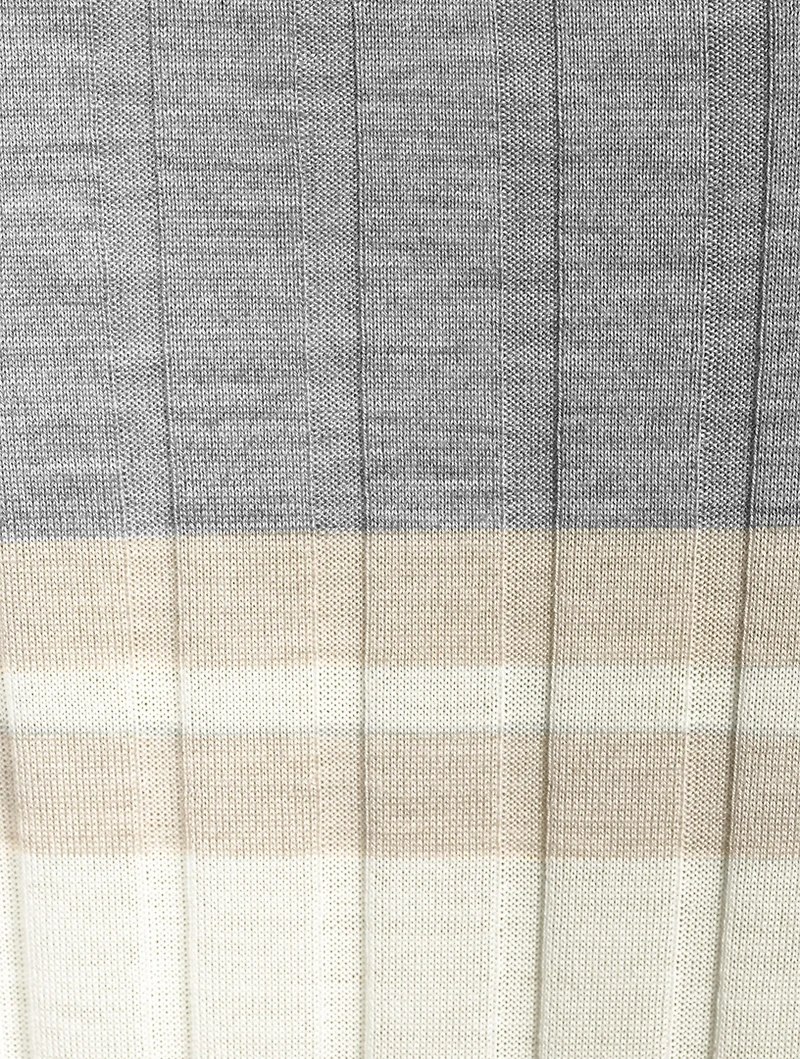 Wool And Silk Turtleneck Sweater
