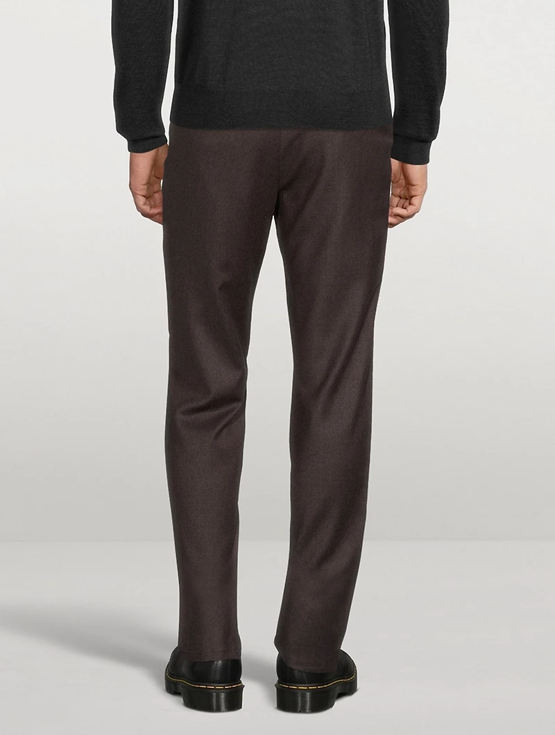 Wool Five-Pocket Dress Pants