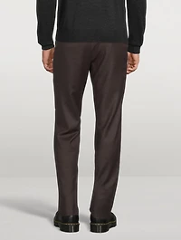Wool Five-Pocket Dress Pants