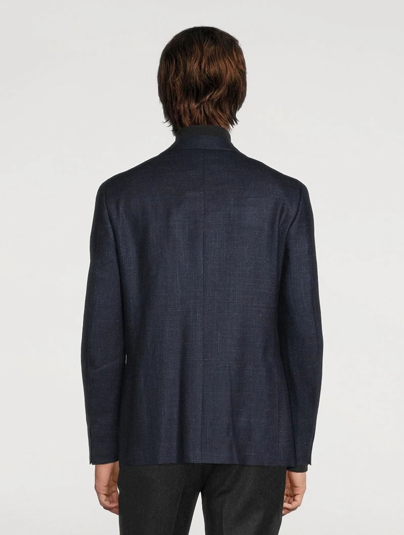 Wool Silk And Cashmere Jacket