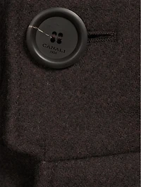 Wool Hooded Overcoat