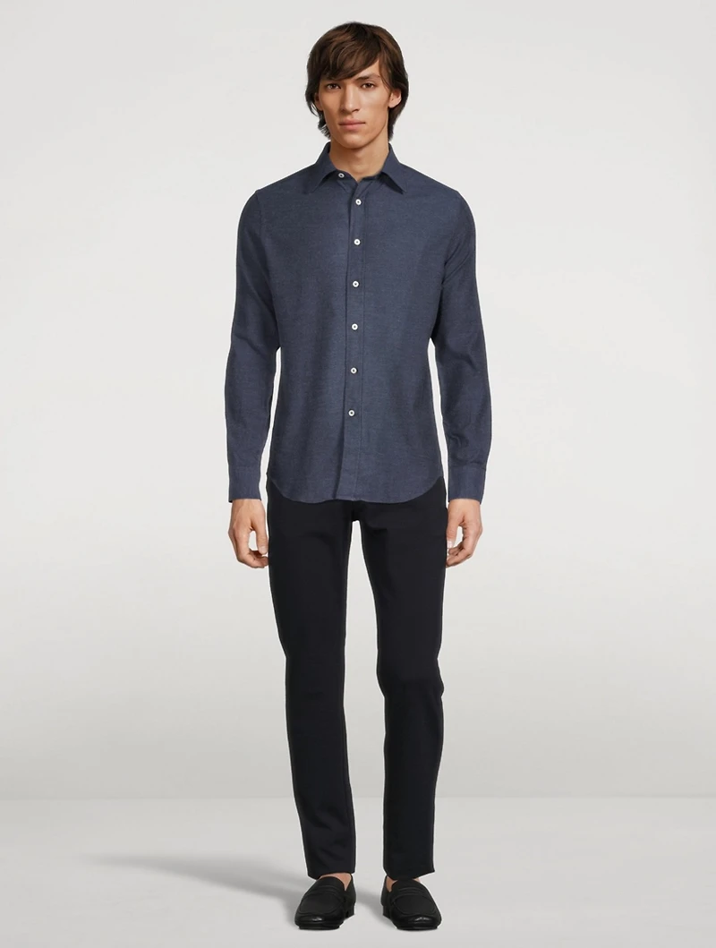 Cotton Chambray Shirt
