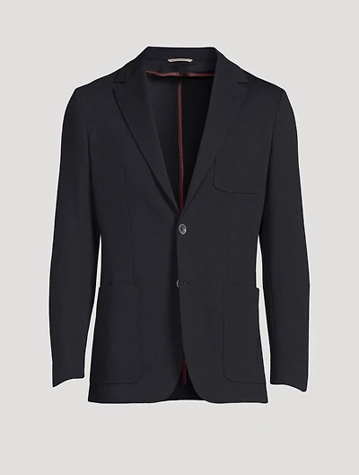 Cotton Jersey Jacket