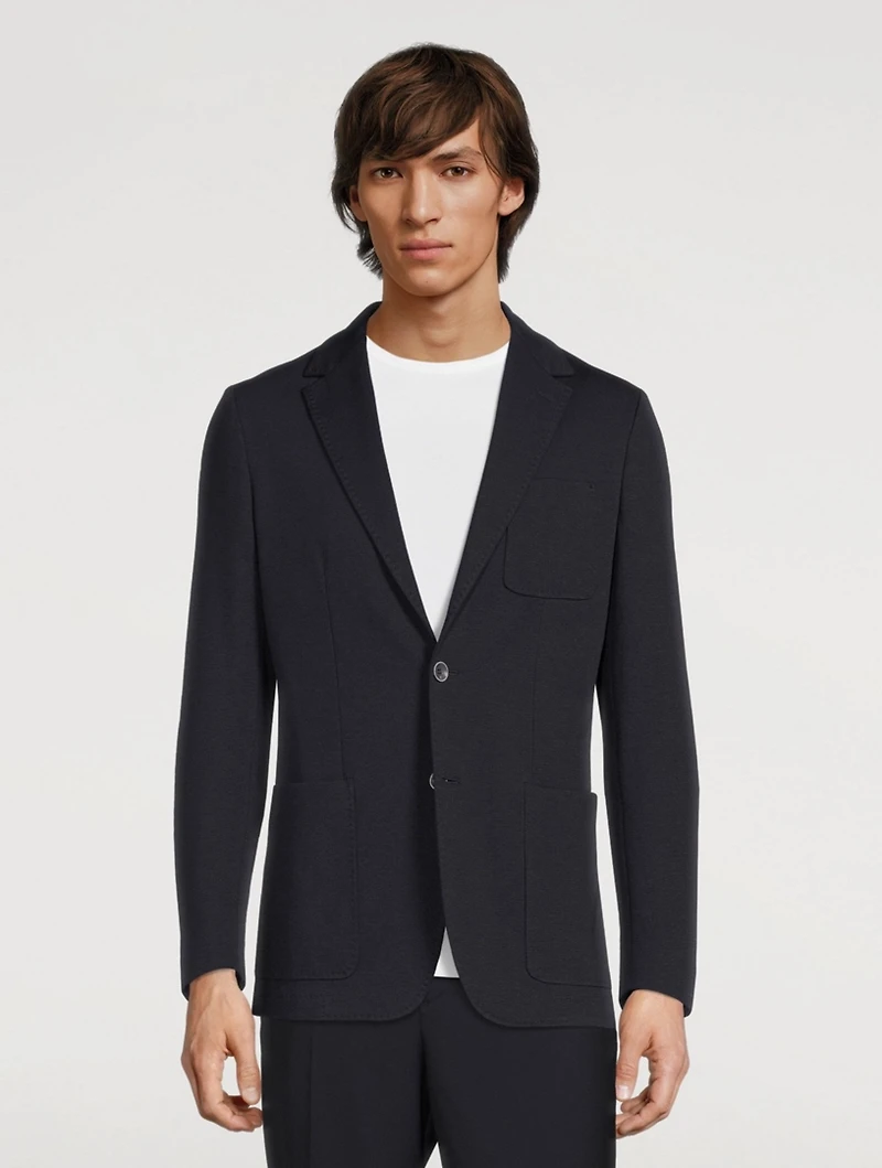 Cotton Jersey Jacket