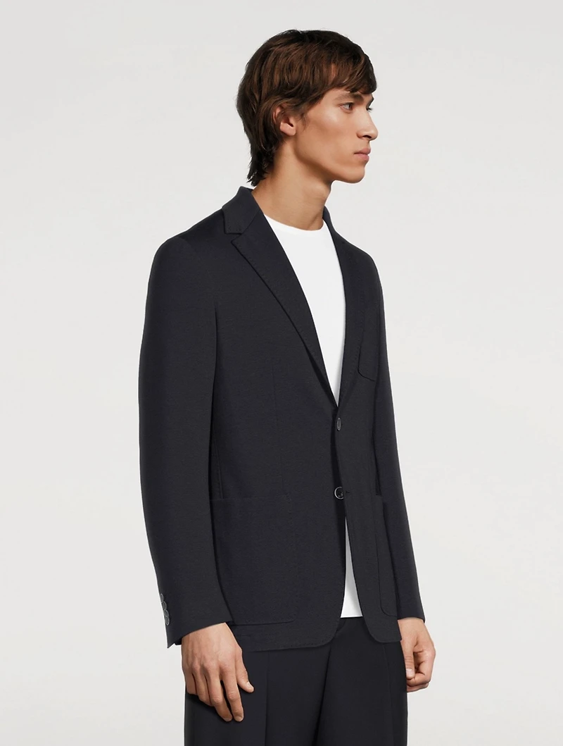 Cotton Jersey Jacket
