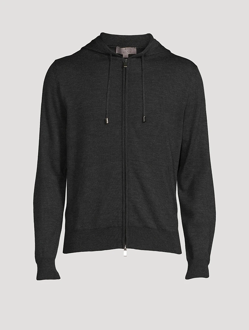 Wool Zip Hoodie