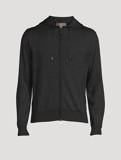 Wool Zip Hoodie