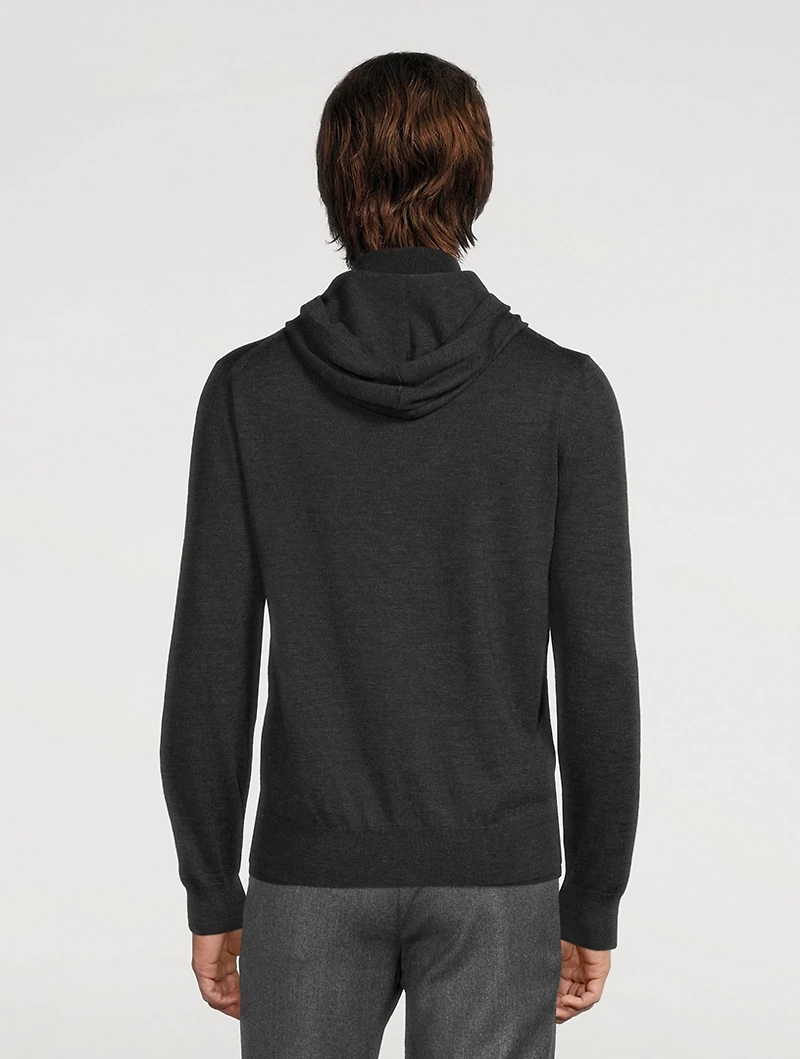 Wool Zip Hoodie