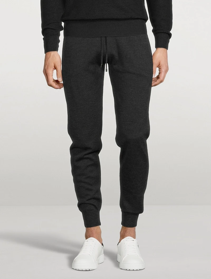 Wool Drawstring Pants