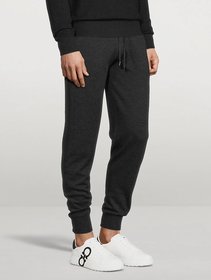 Wool Drawstring Pants