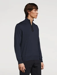 Wool Half-Zip Sweater