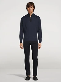 Wool Half-Zip Sweater