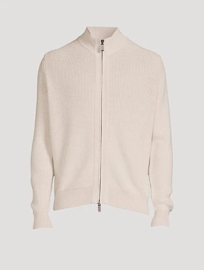 Wool Zip Sweater