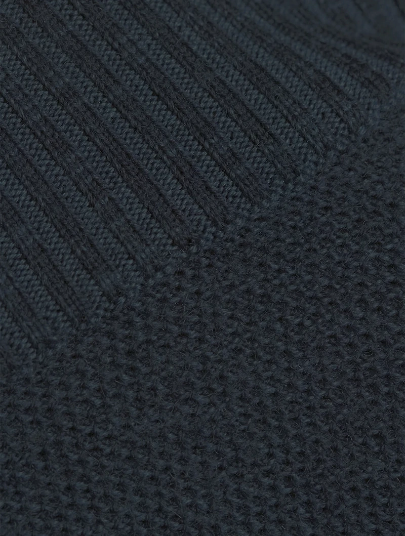 Wool Zip Cardigan