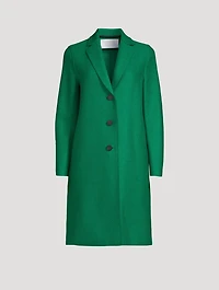 Pressed Wool Overcoat