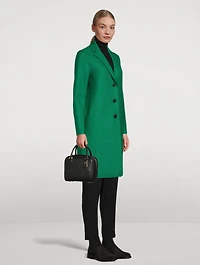 Pressed Wool Overcoat