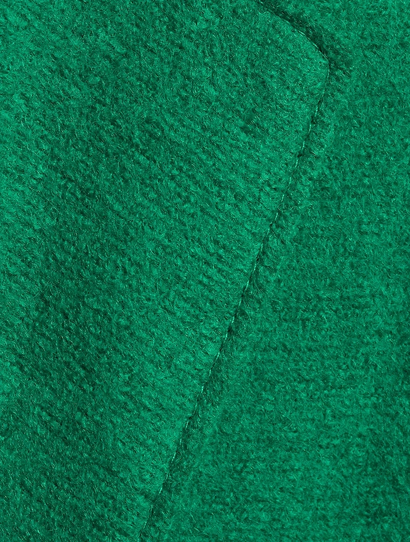 Pressed Wool Overcoat