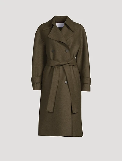 Wool Oversized Trench Coat
