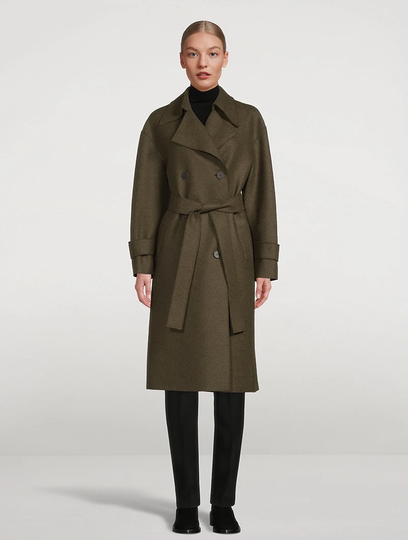 Wool Oversized Trench Coat