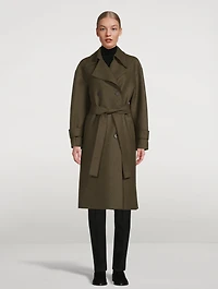 Wool Oversized Trench Coat