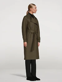Wool Oversized Trench Coat