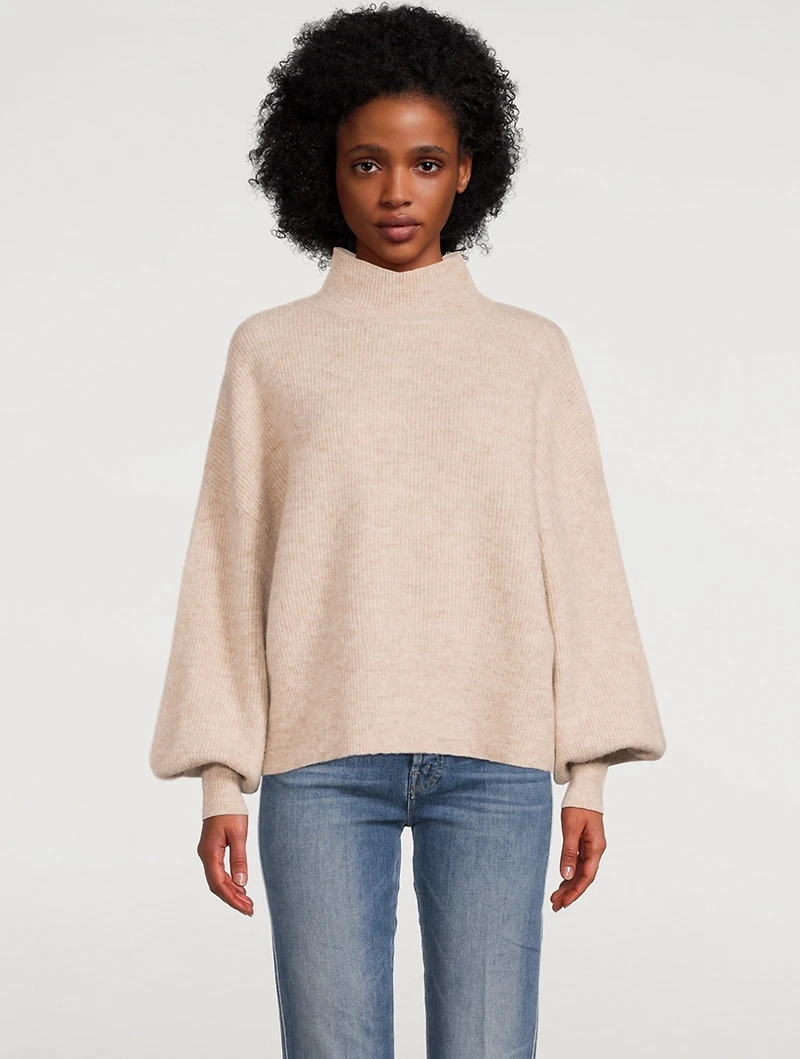 Blakely Wool And Alpaca Turtleneck Sweater