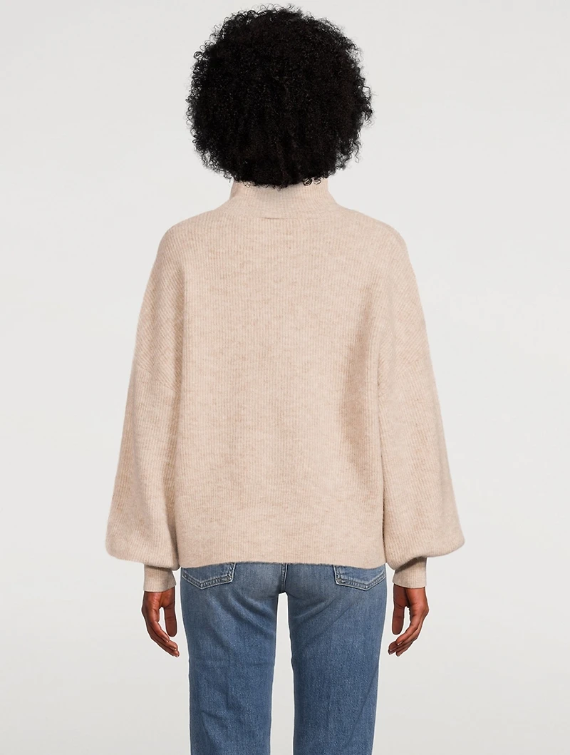 Blakely Wool And Alpaca Turtleneck Sweater