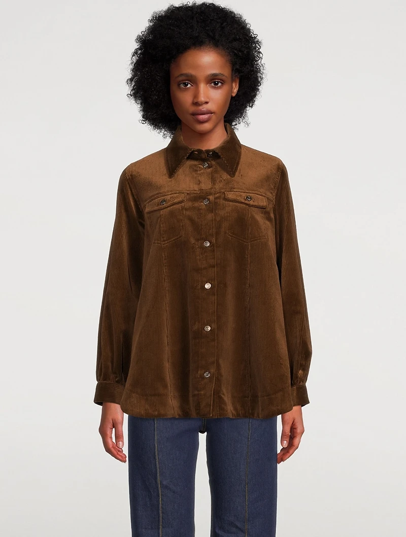 Odette Corduroy Shirt