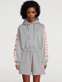 Viola Organic Cotton Cropped Hoodie